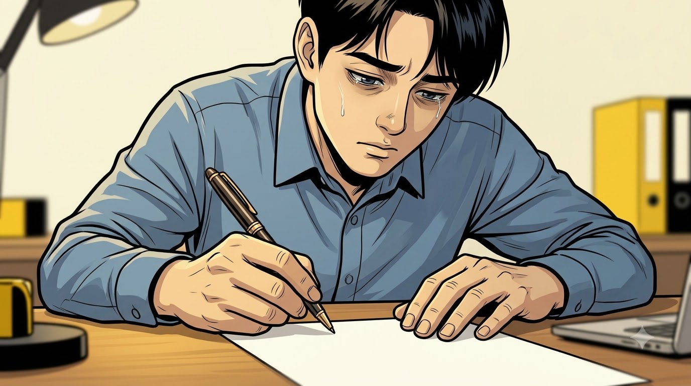 삽화 — 서명하면 되돌리기 어렵습니다