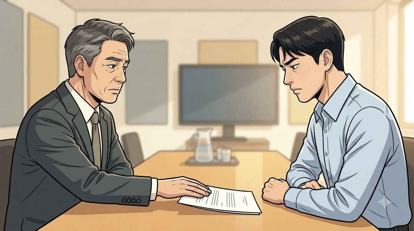 삽화 — 회사도 부담을 안고 하는 제안입니다